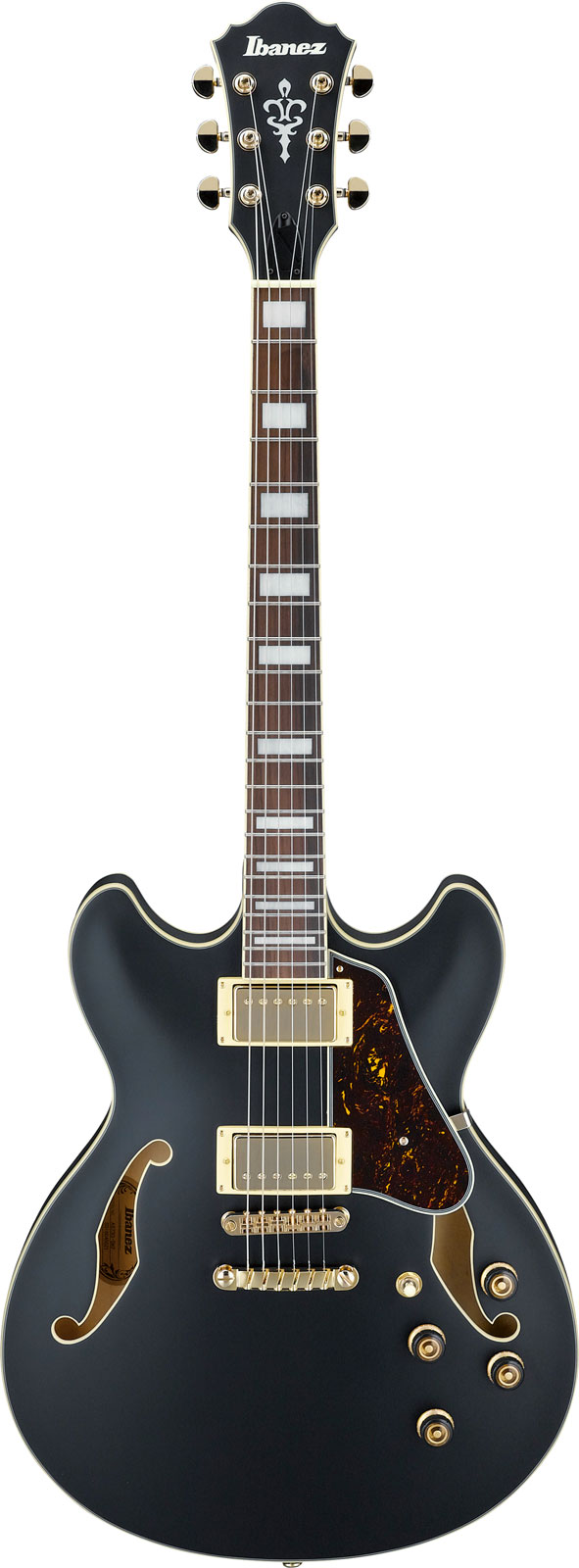 IBANEZ As73G-Bkf Black Flat Artcore