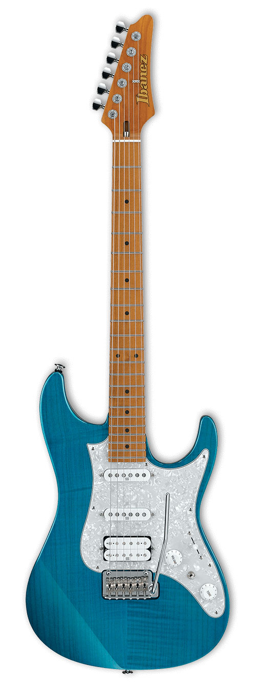 Ibanez Az2204f-tab Transparent Aqua Blue