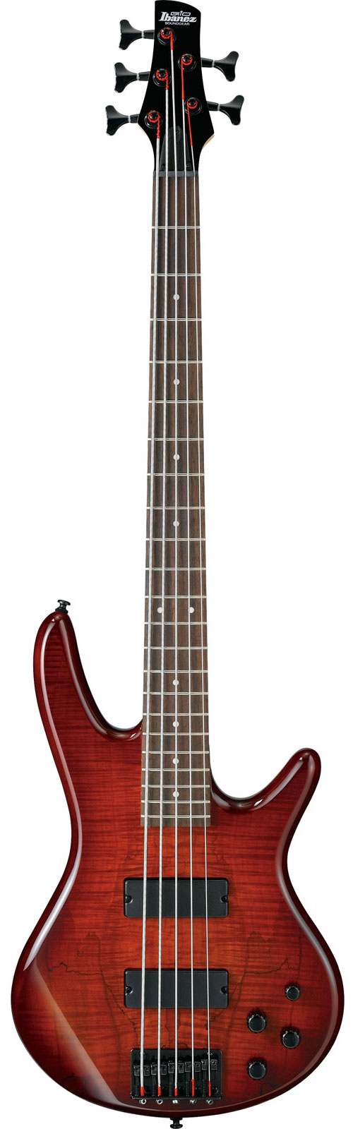 IBANEZ GSR205SM-CNB Charcoal Brown Burst Gio