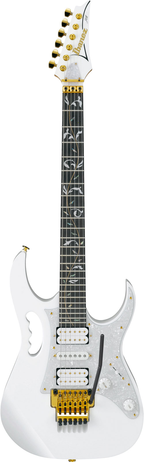 Ibanez Signature Steve Vai Jem7vwh Blanche En Etui