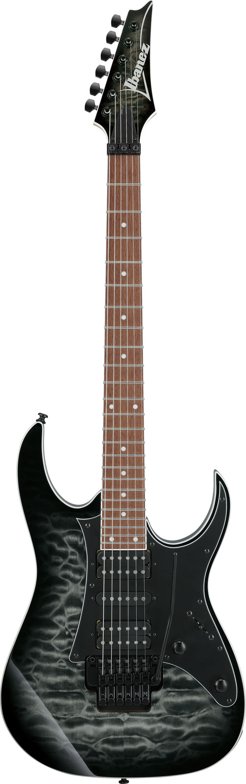 IBANEZ USA Model RG450QMBTGB Transparent Gray Burst