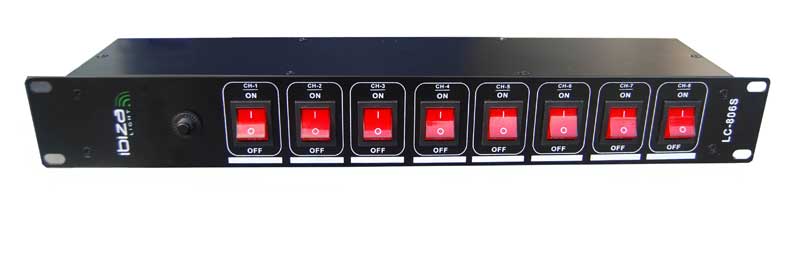 IBIZA SOUND 8-CH LIGHTING BOX SWITCHES 19