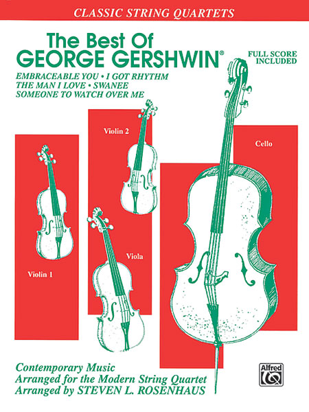 ALFRED PUBLISHING GERSHWIN GEORGE - BEST OF - STRING QUARTET