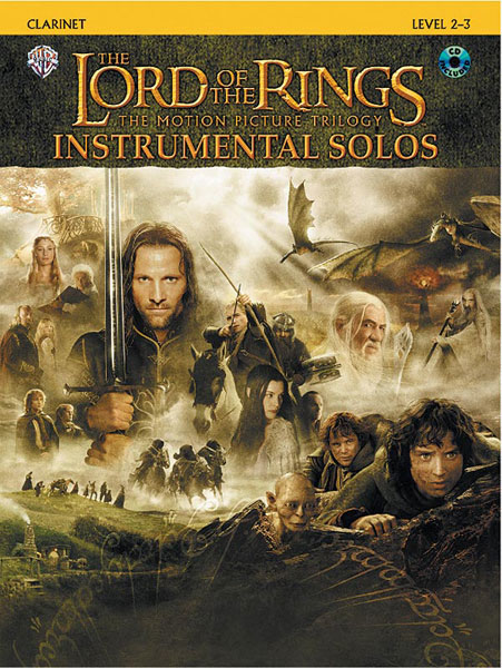 ALFRED PUBLISHING SHORE HOWARD - LORD OF THE RINGS + CD - CLARINET AND PIANO