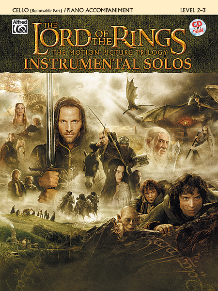 ALFRED PUBLISHING Shore Howard - Lord Of The Rings + CD - Cello And Piano