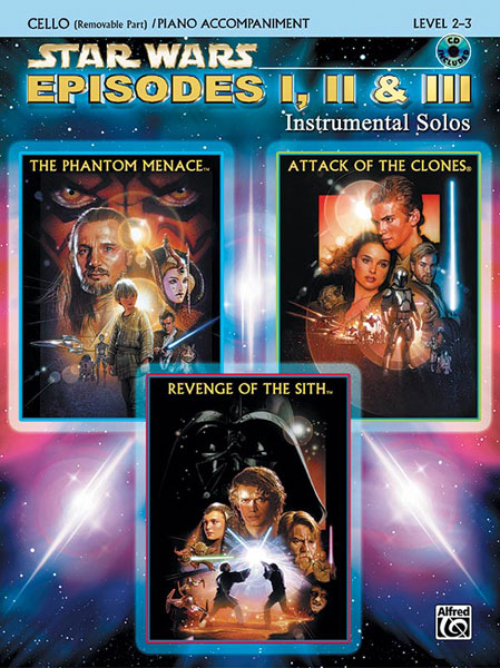 ALFRED PUBLISHING WILLIAMS JOHN - STAR WARS EPISODES I-III + CD - CELLO SOLO