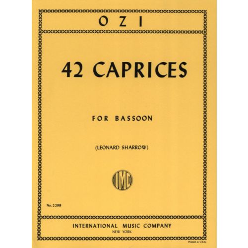 IMC Ozi Etienne - 42 Caprices - Basson