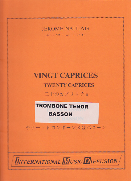 IMD ARPEGES NAULAIS JEROME - 20 CAPRICES