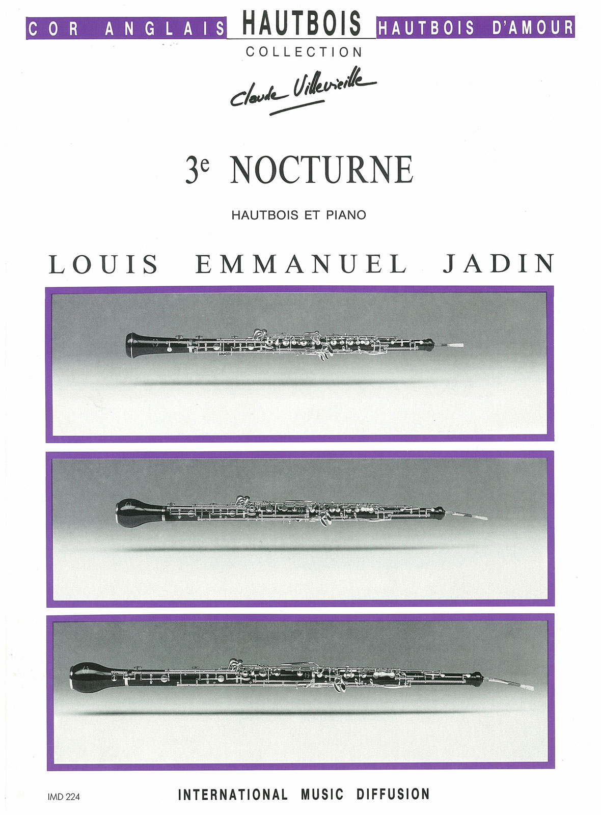 IMD ARPEGES Jadin - 3° Nocturne - Hautbois & Piano