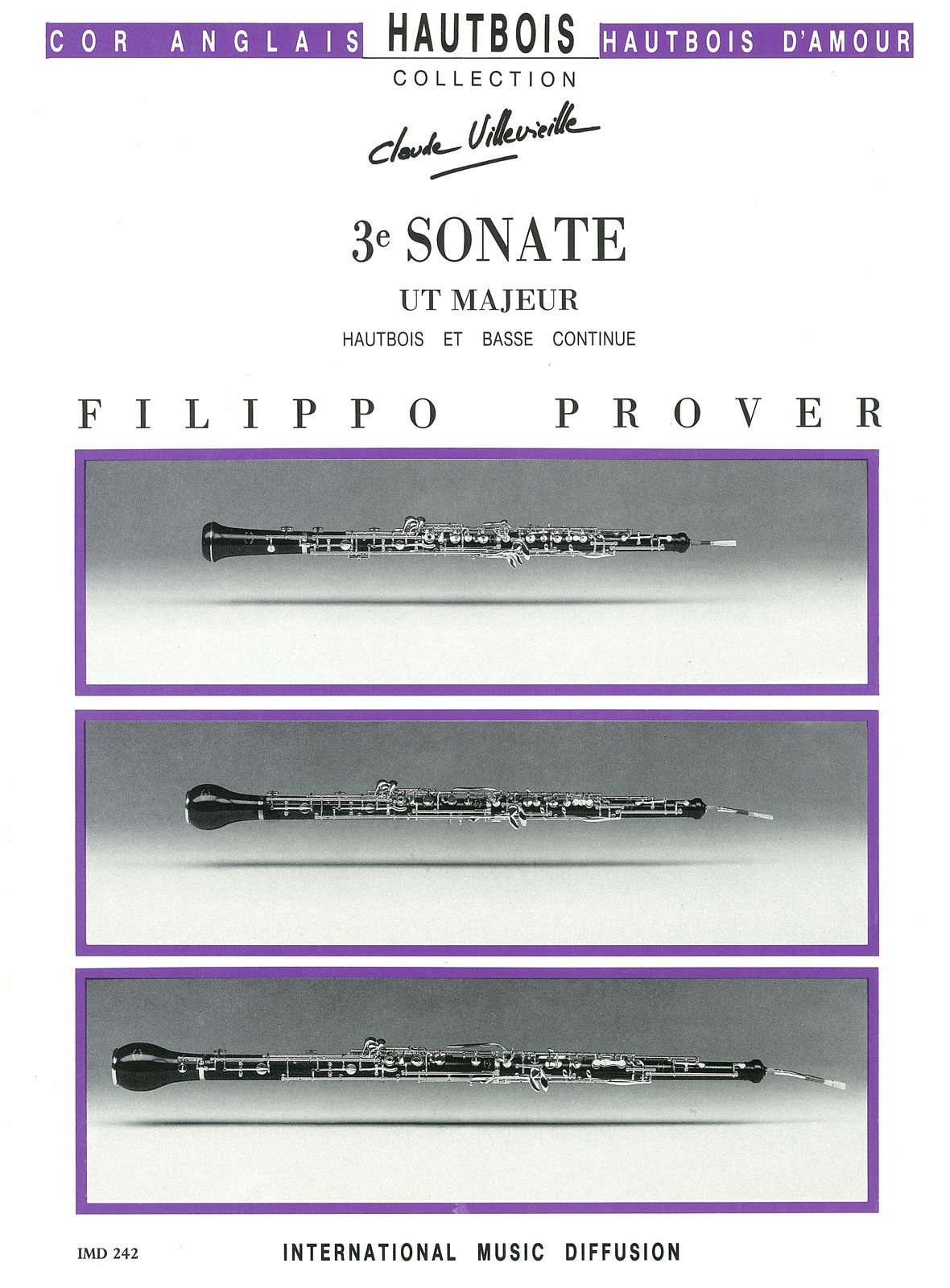 IMD ARPEGES Prover - 3ème Sonate - Hautbois & B.C.