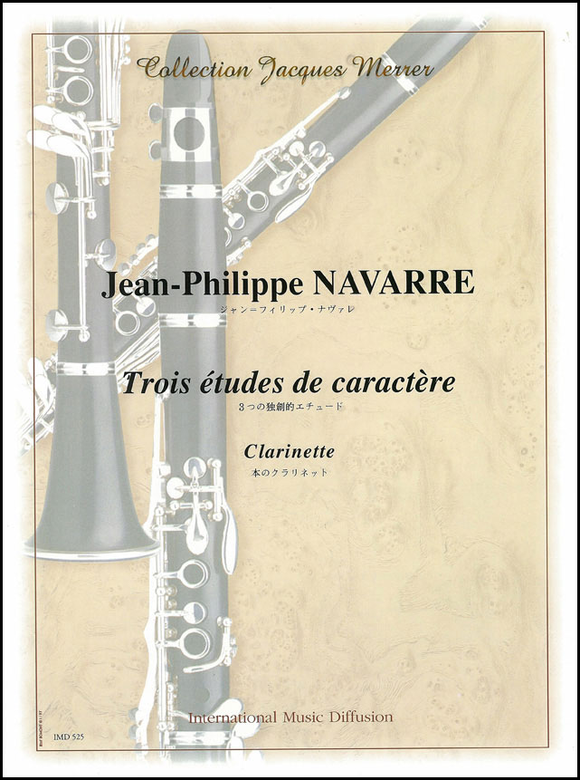 IMD ARPEGES Navarre - 3 Études De Caractère - Clarinette