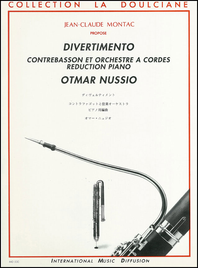 IMD ARPEGES Nussio - Divertimento - Contrebasson et Orch (RéD Piano + Loc)
