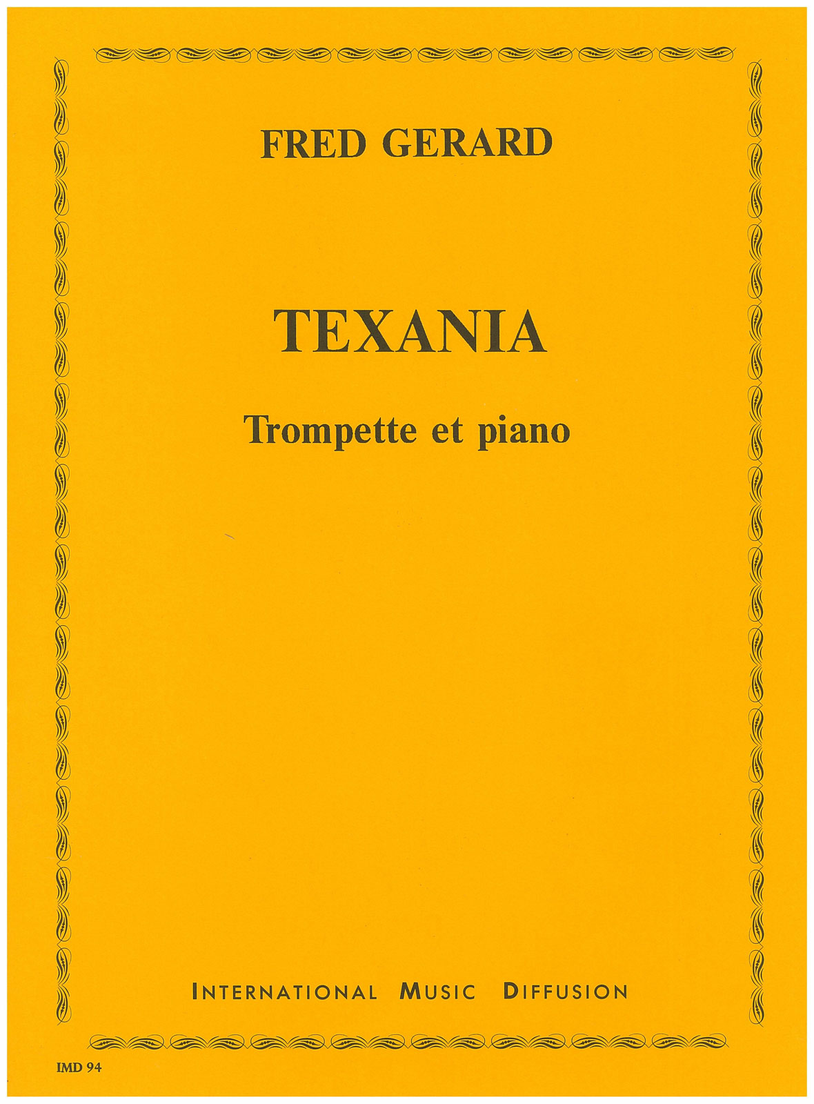 IMD ARPEGES GERARD - TEXANIA - TROMPETTE & PIANO
