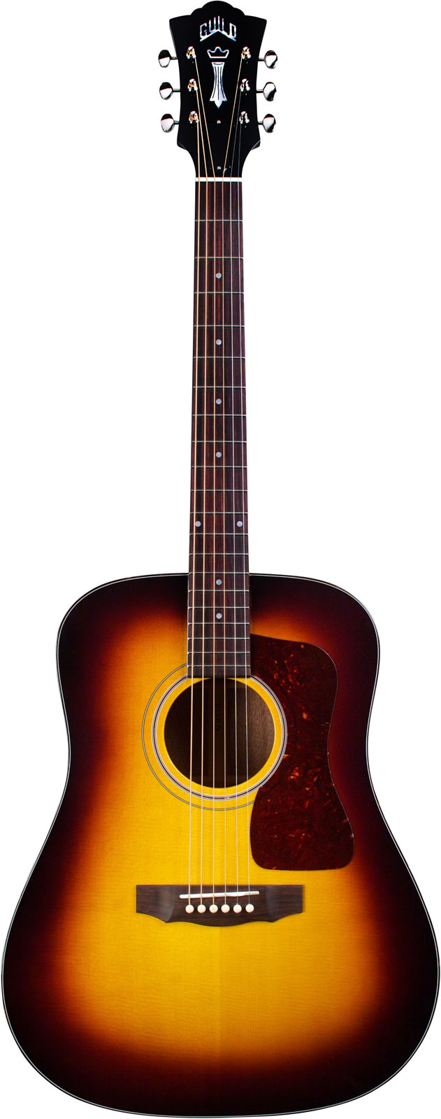 GUILD USA D40 TRADITIONAL A.BURST,ÉTUI - RECONDITIONNE