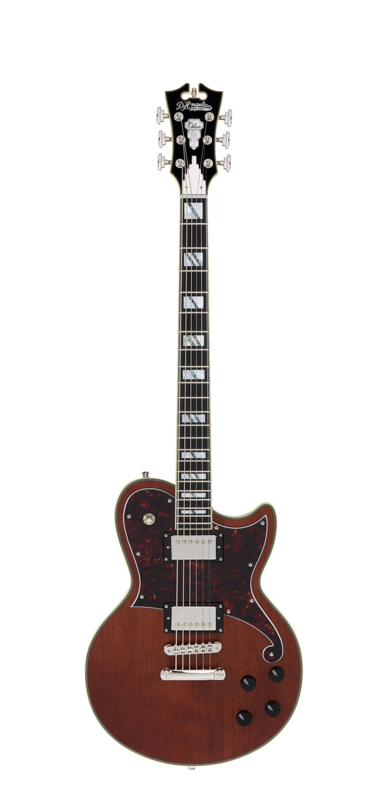 D'ANGELICO Deluxe Atlantic Baritone Satin Walnut