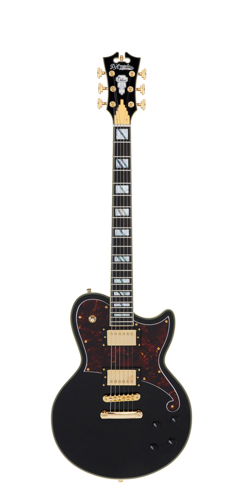 D'ANGELICO Deluxe Atlantic Solid Black