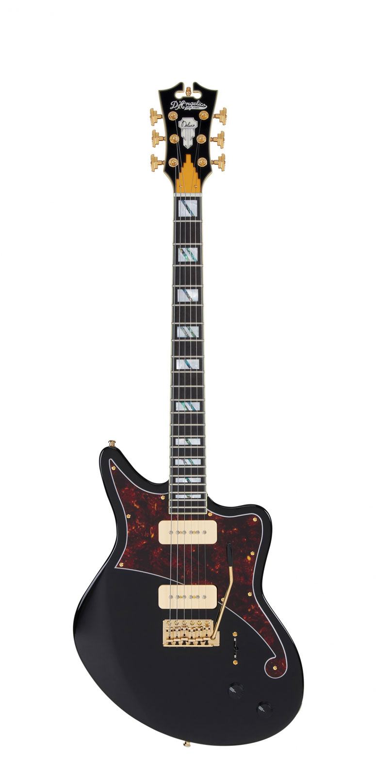 D'ANGELICO Deluxe Bedford Solid Black