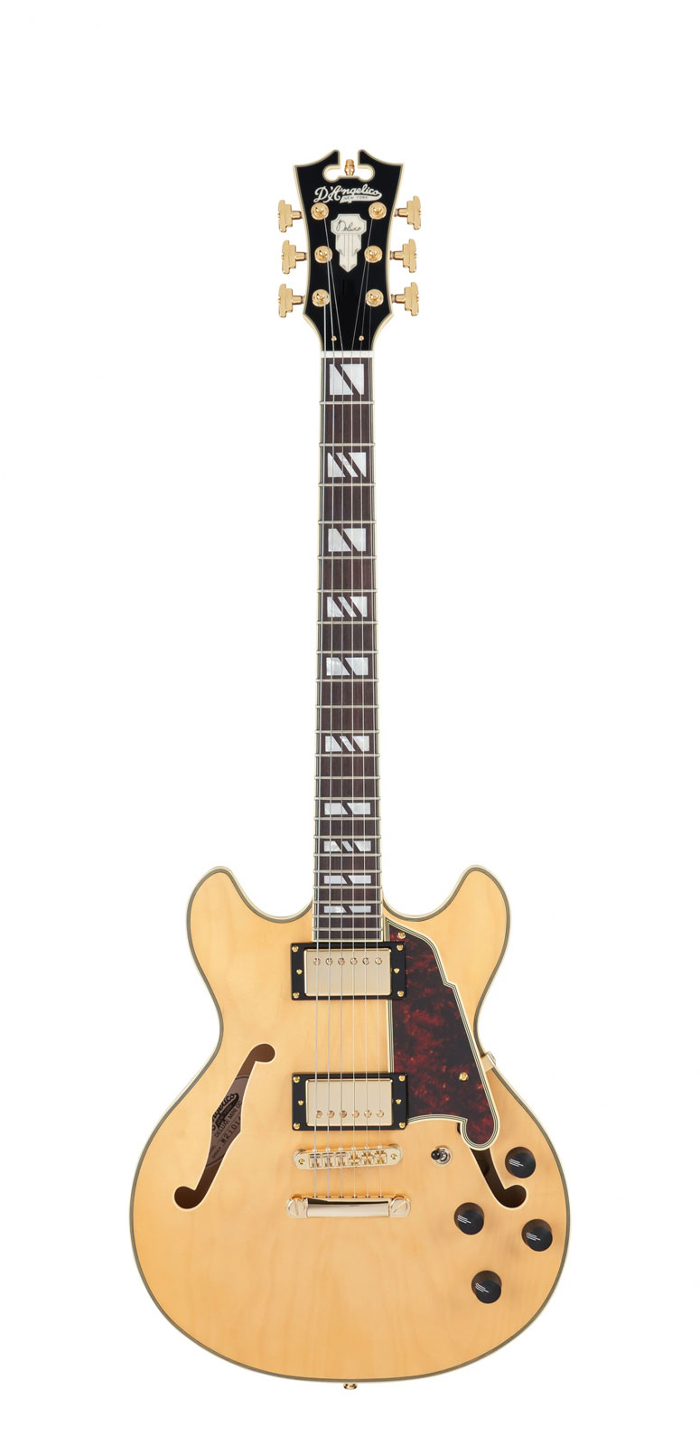 D'ANGELICO Deluxe Mini DC Satin Honey