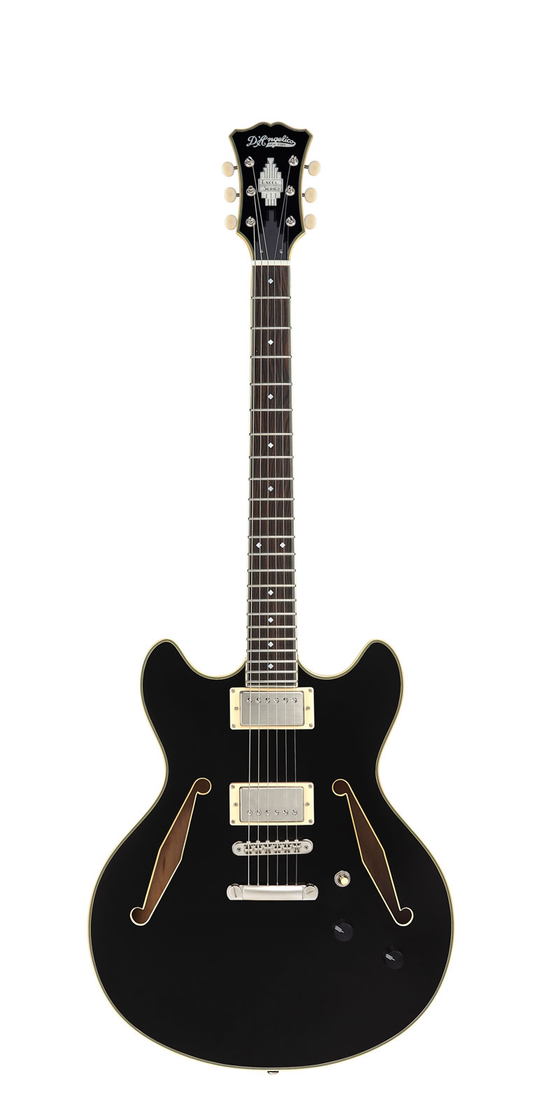 D'ANGELICO Excel Dc Tour Solid Black