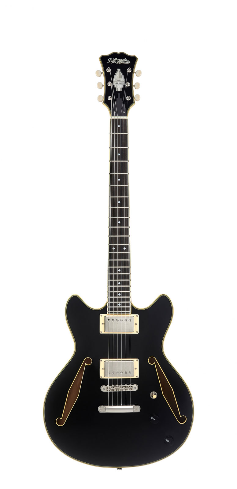 D'ANGELICO Excel Mini DC Tour Solid Black