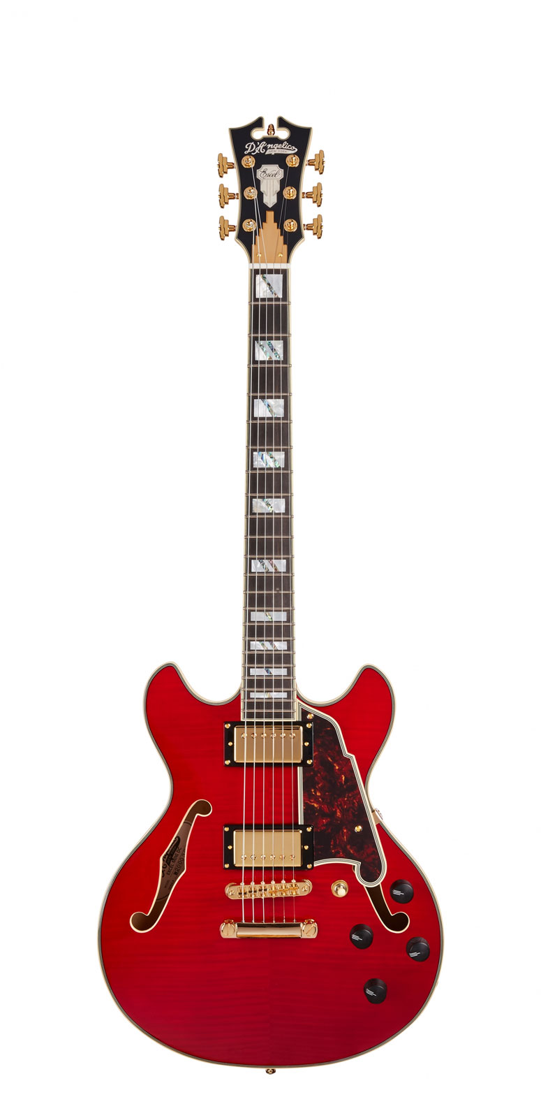 D'ANGELICO Excel Mini DC Trans Cherry
