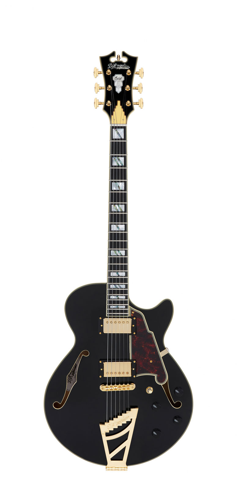 D'ANGELICO Excel Ss Solid Black