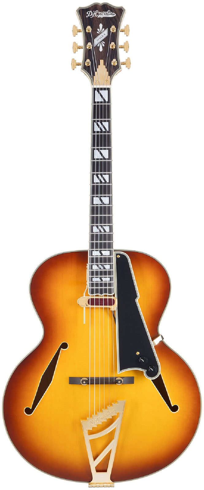 D'ANGELICO Excel Style B Dark Iced Tea Burst