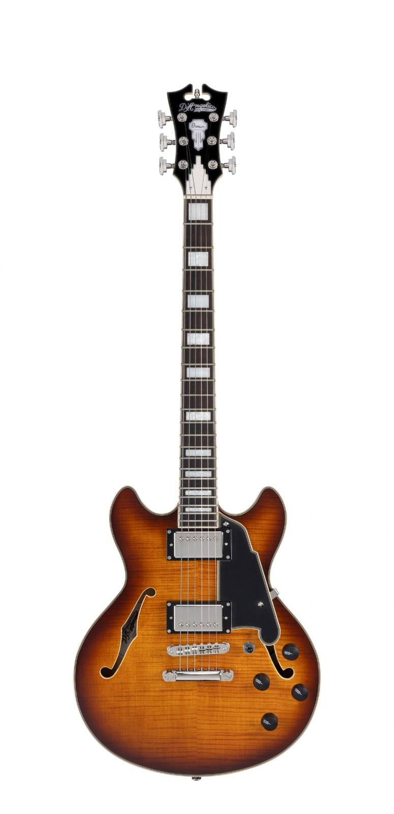 D'ANGELICO Premier Mini DC Dark Iced Tea Burst