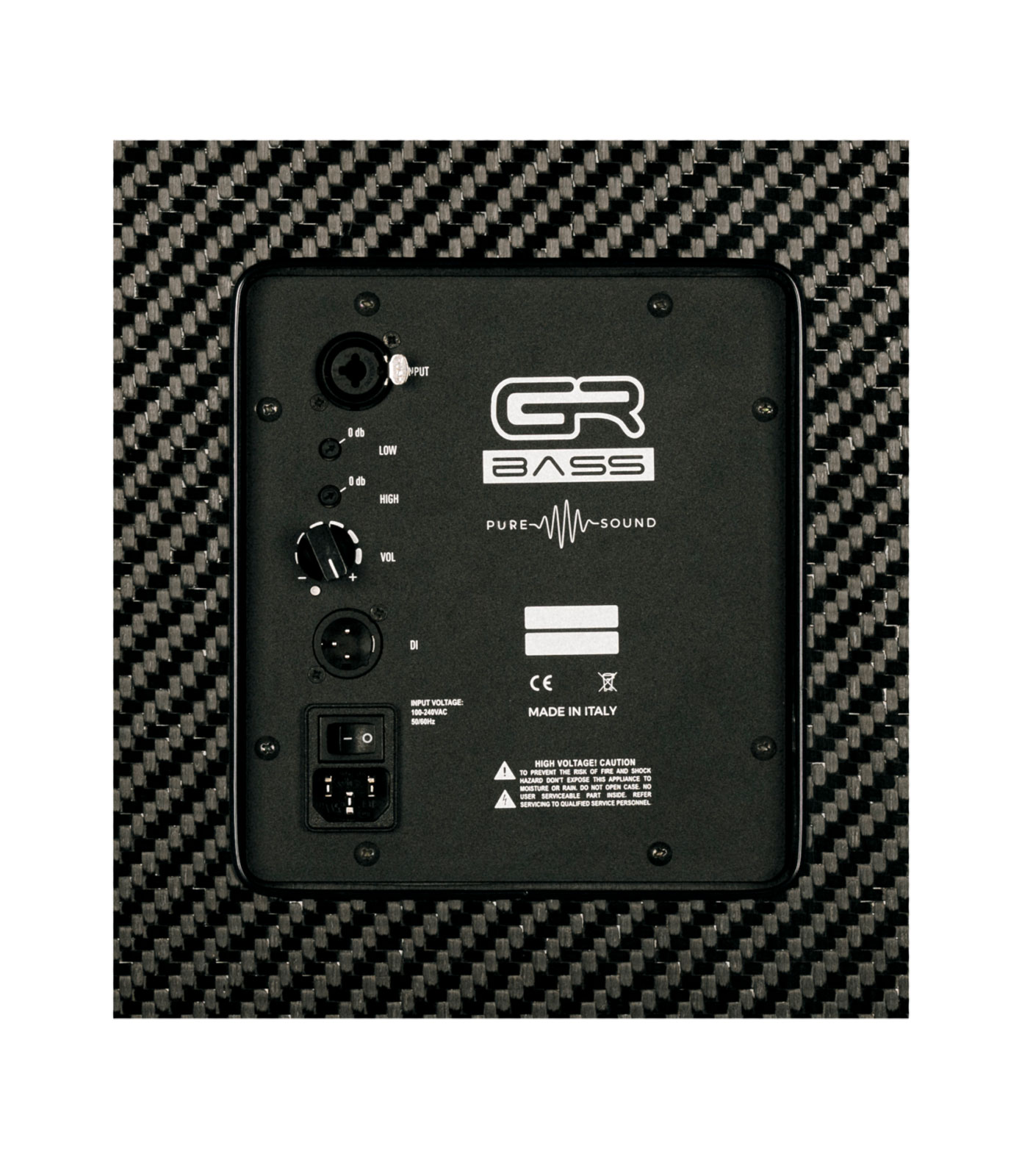 GR BASS AT 110-350 ACTIVE SPEAKER BLACK