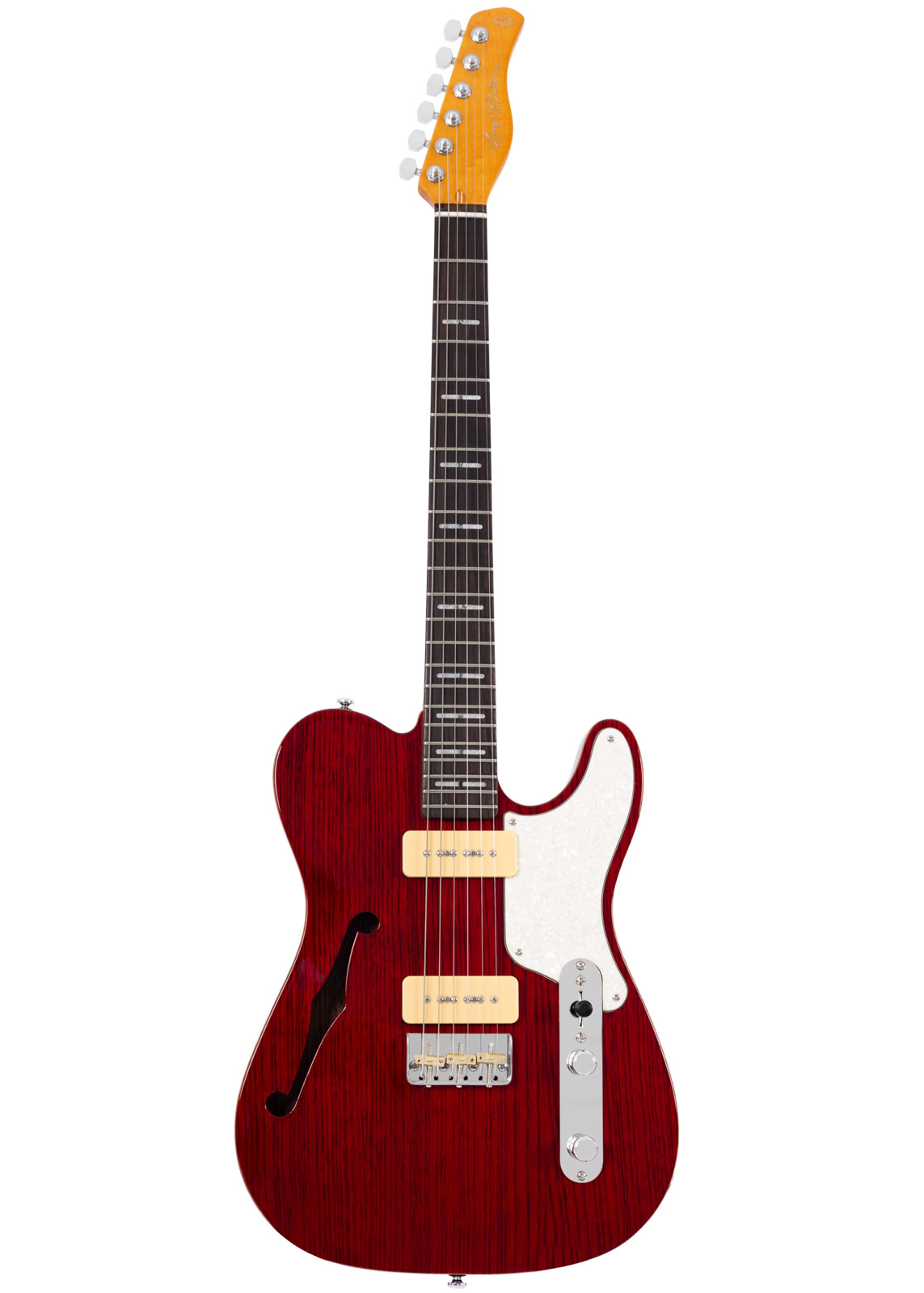 SIRE LARRY CARLTON T7 Tm Str Sc Rn See Through Red