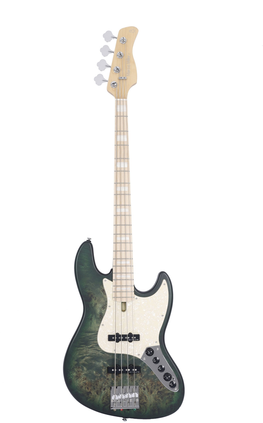 SIRE MARCUS MILLER Er V7 Swamp Ash Reissue-4 Tgr.S Trans Green Satin
