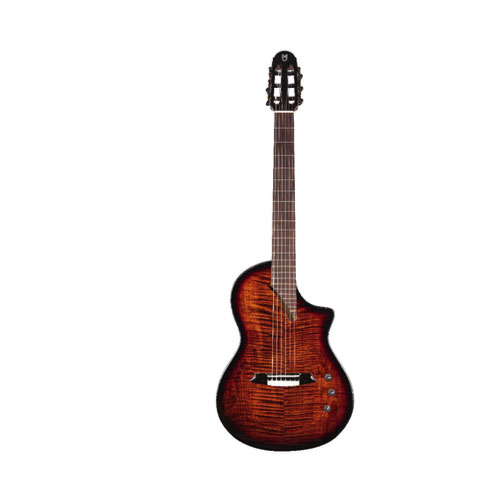 MARTINEZ GUITARS Hispania Cognac + Gigbag