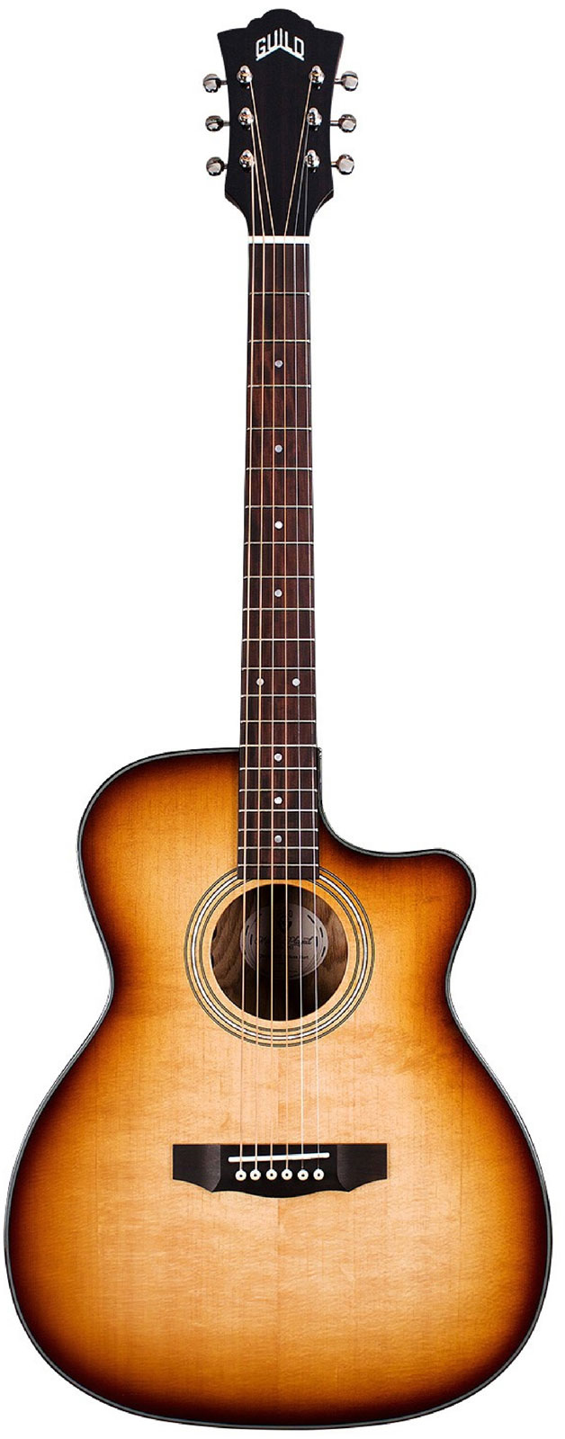 GUILD Westerly Om-260Ce Deluxe Burl Eb