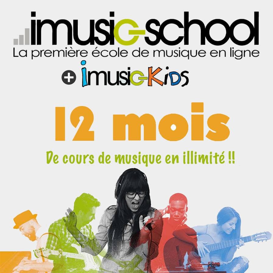 IMUSIC-SCHOOL 12 MOIS ALL ACCESS