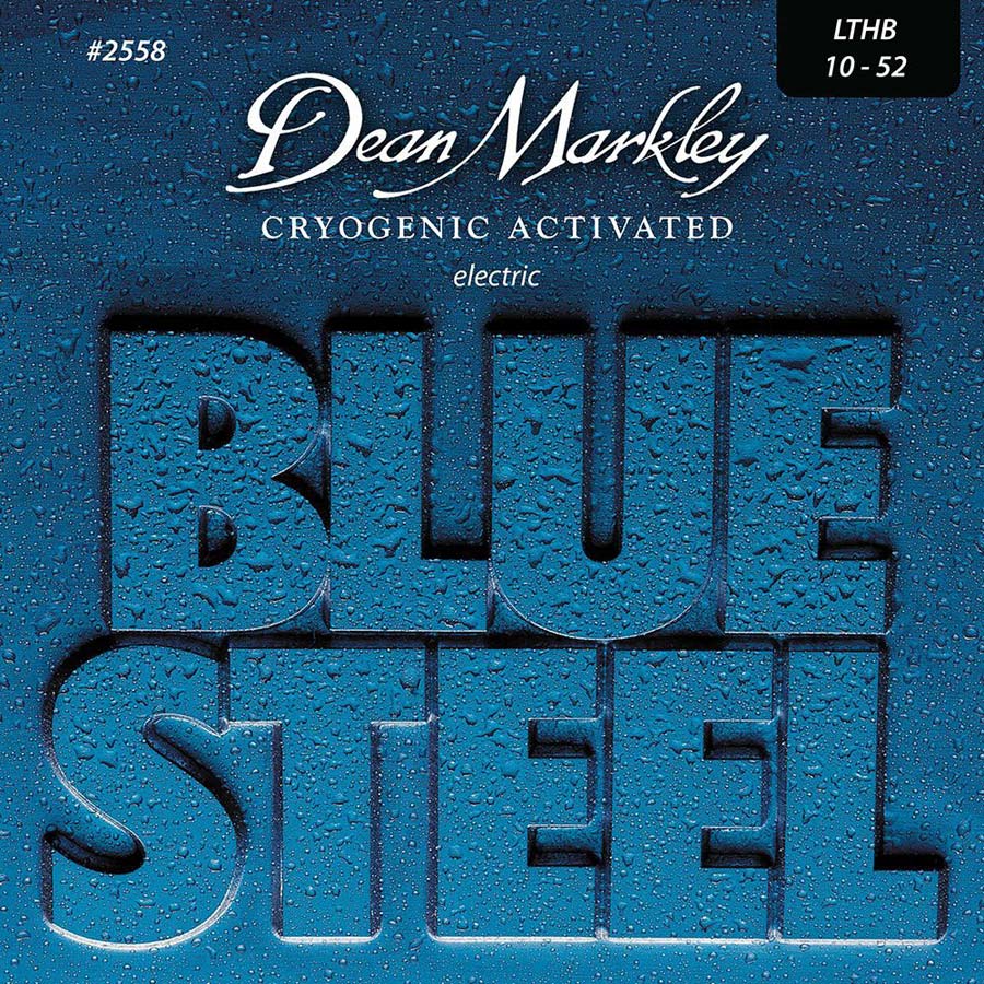 DEAN MARKLEY BLUE STEEL ELECTRIC GUITAR STINGS LTOP HBOT 10-52