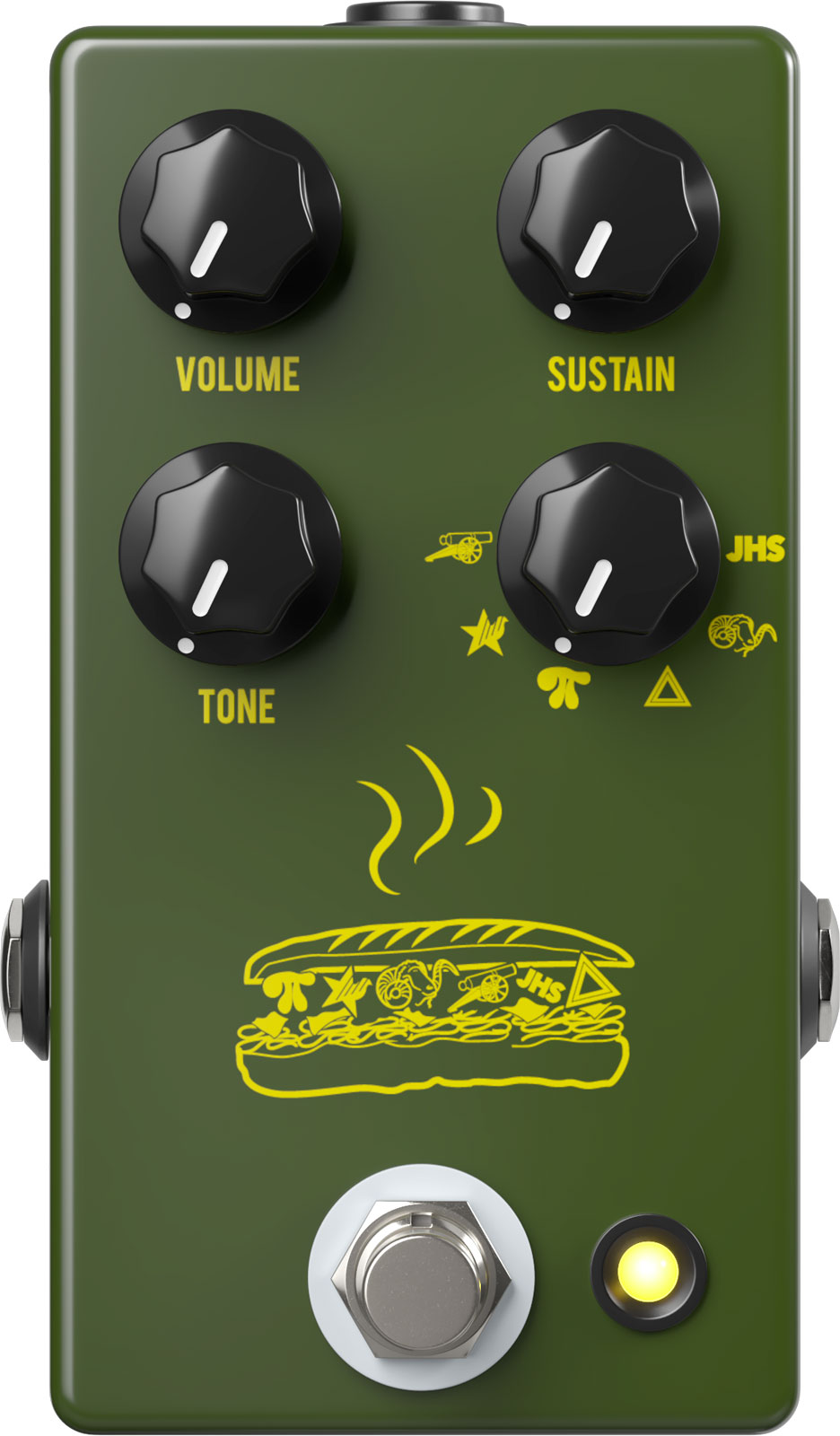 JHS PEDALS MUFFULETTA ARMY GREEN