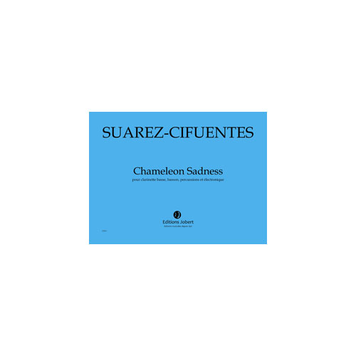 JOBERT SUAREZ-CIFUENTES M,A, - CHAMELEON SADNESS - CLARINETTE BASSE, BASSON, PERCUSSIONS ET ELECTRONIQUE