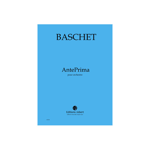 JOBERT BASCHET FLORENCE - ANTEPRIMA - ORCHESTRE