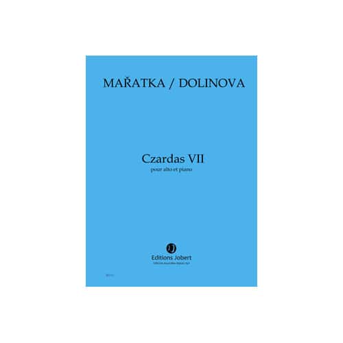 JOBERT MARATKA - CZARDAS VII - ALTO ET PIANO