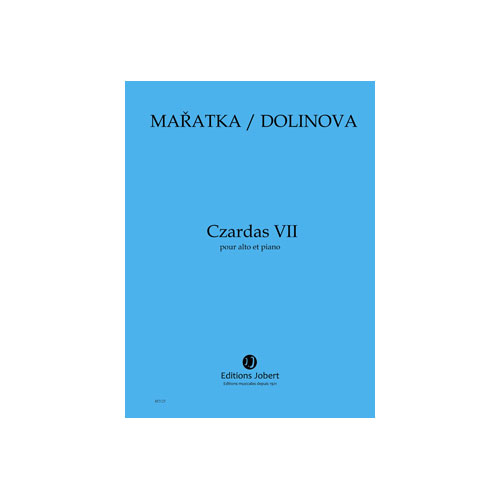 JOBERT Maratka - Czardas Vii - Alto et Piano