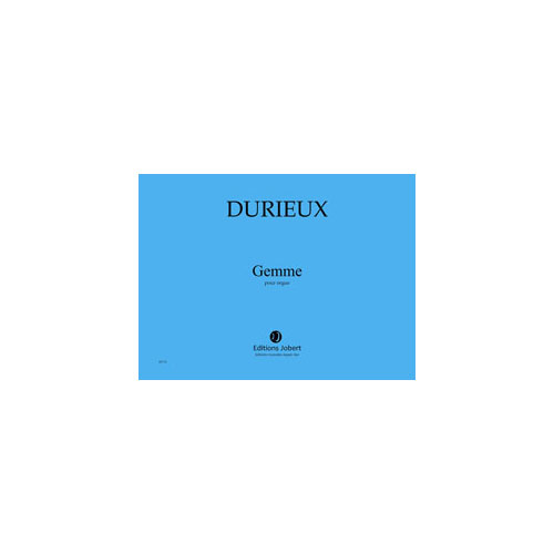 JOBERT DURIEUX FREDERIC - GEMME - ORGUE