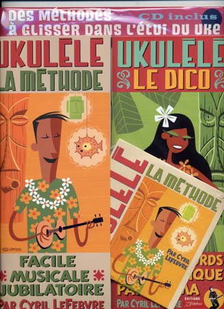 JJREBILLARD Ukulele Pack Methode/dico Rebillard + CD