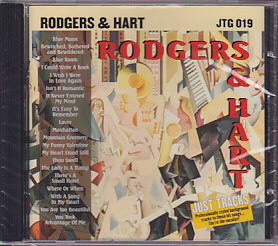 POCKET SONGS CD Pocket Songs - Just Tracks : The Hits Of Rodgers & Hart
