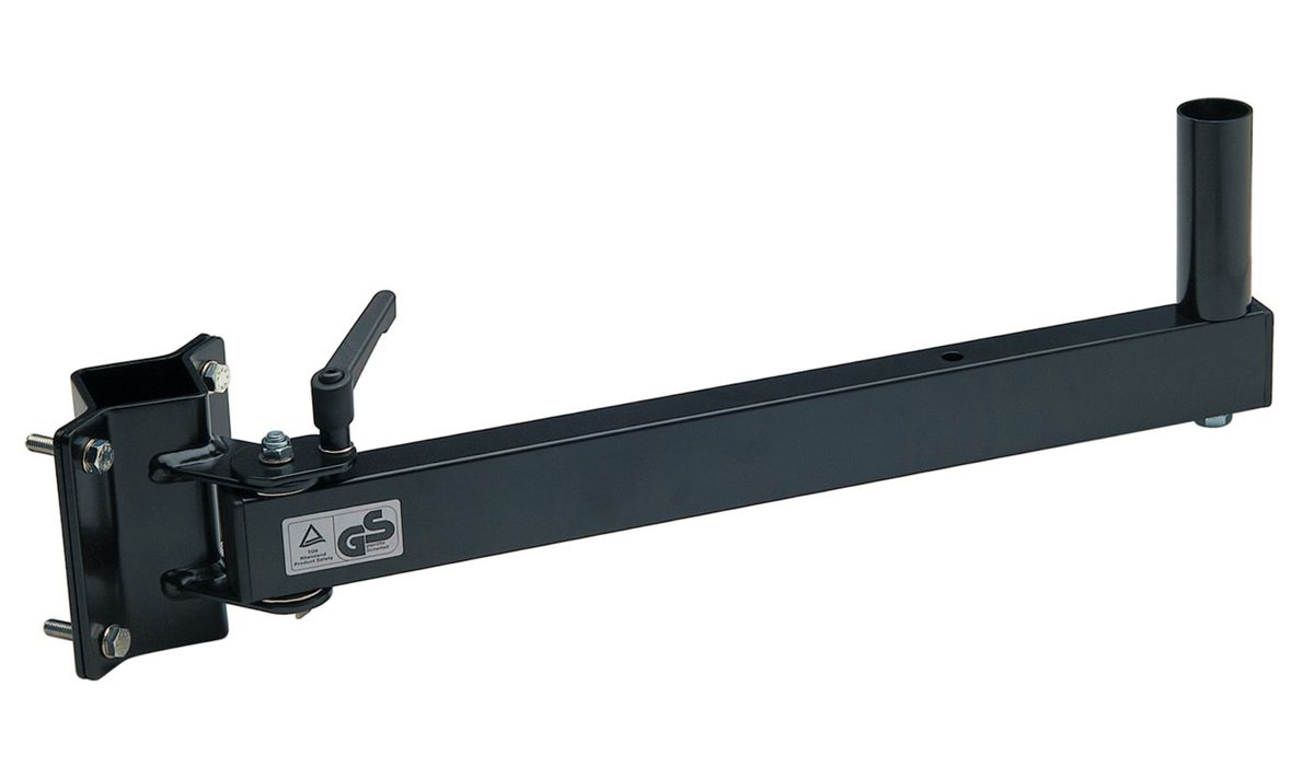 K&M 24150-000-55 Support Mural Noir Pour Enceinte