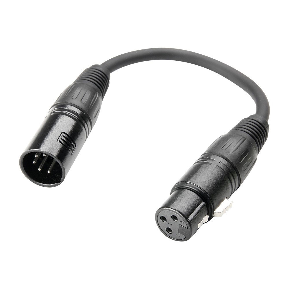 ADAM HALL Adaptateur DMX XLR 5-poles M Vers XLR 3-poles F 0.2 M
