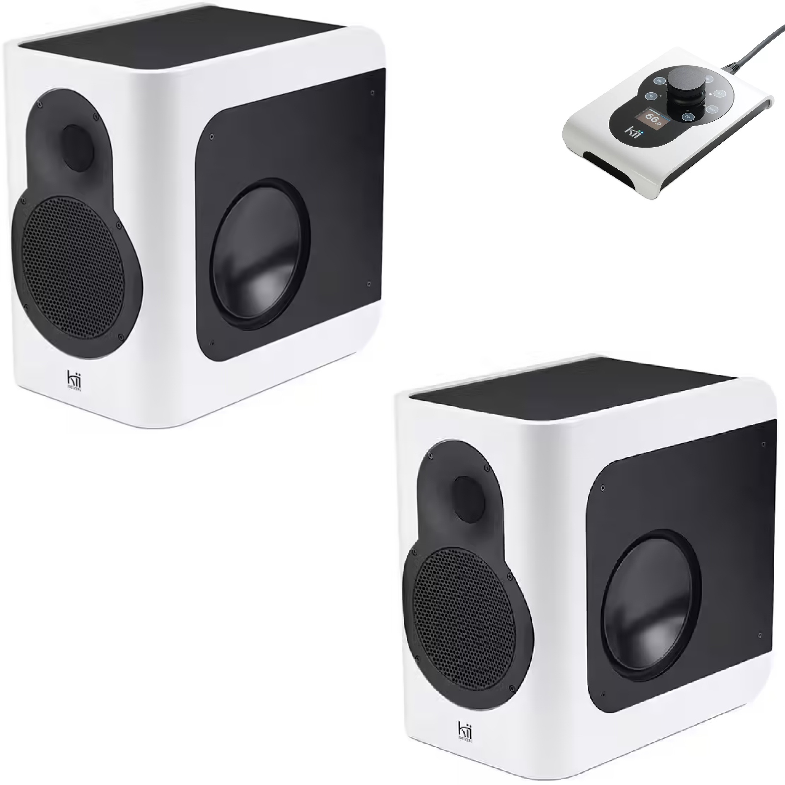 KII AUDIO Seven Fine Touch White Pair Remote