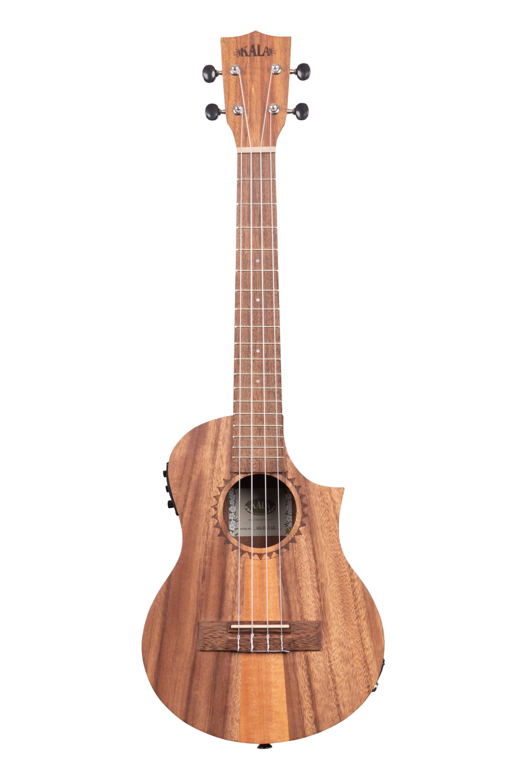 KALA Ka-Tk-T-Ce Teak Tri-Top Tenor Cutaway
