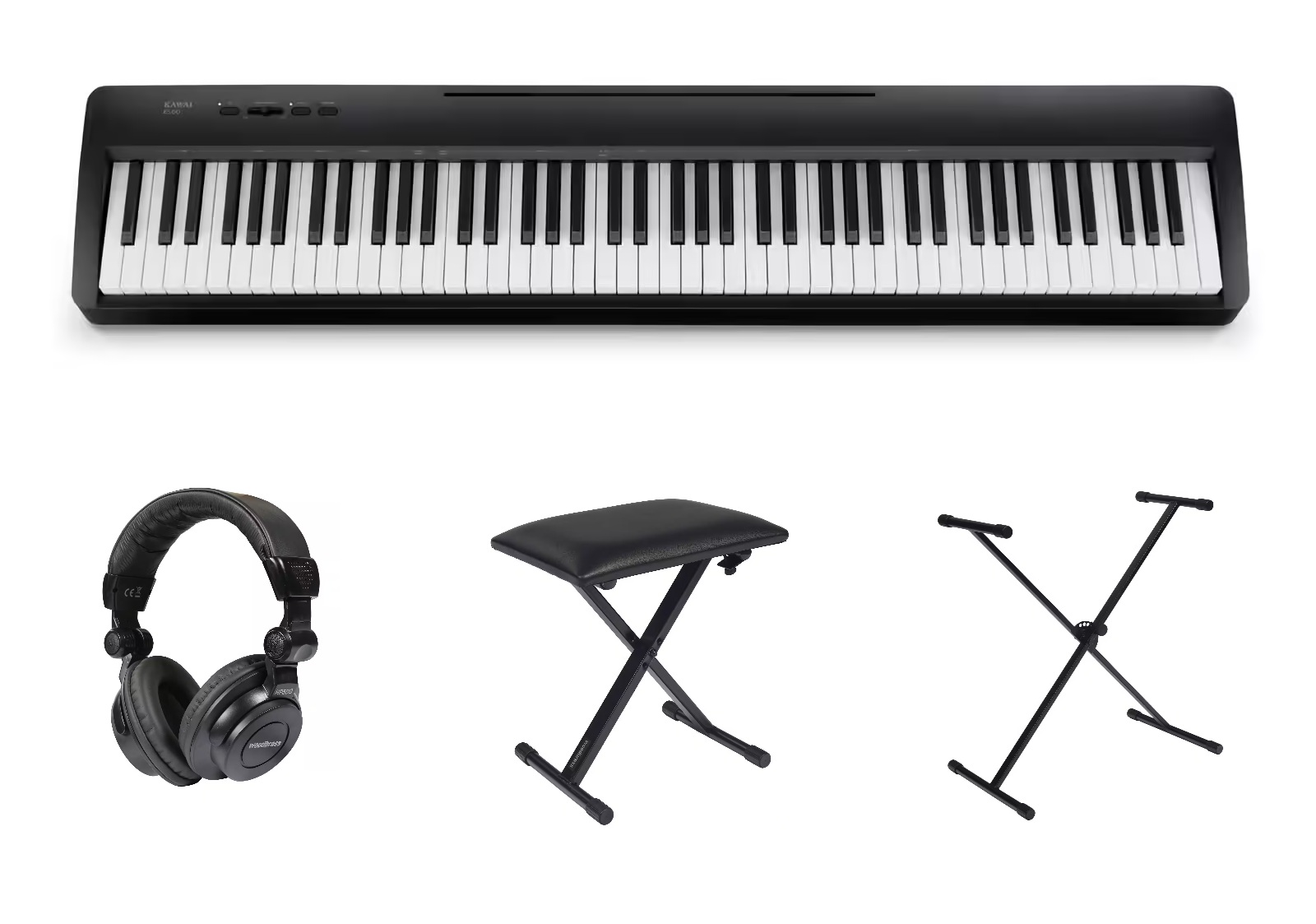 KAWAI ES60 BLACK STAND BUNDLE