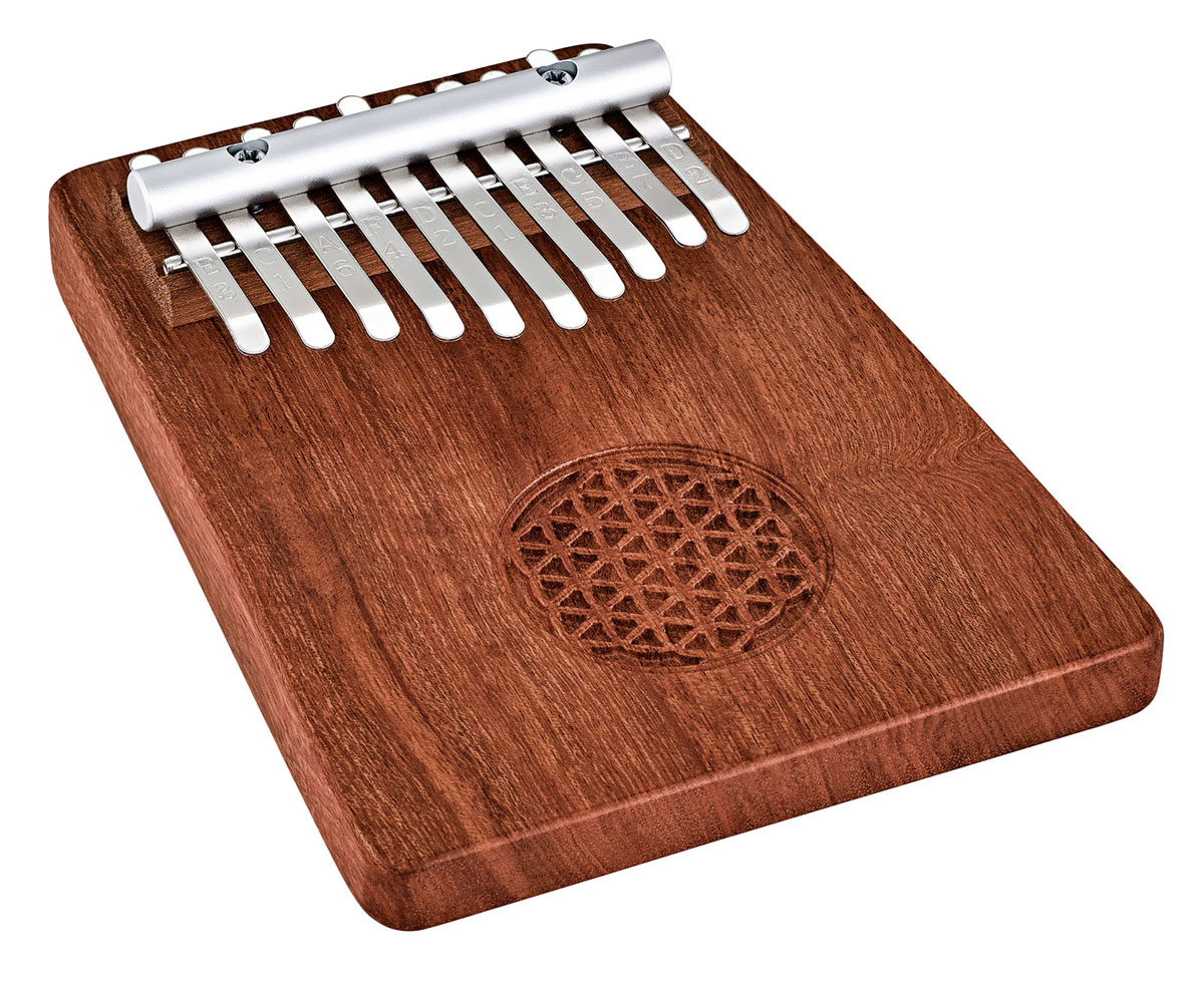 SONIC ENERGY MEINL SONIC ENERGY SOLID KALIMBA, 10 NOTES, ZAMBESI REDWOOD, FLOWER OF LIFE