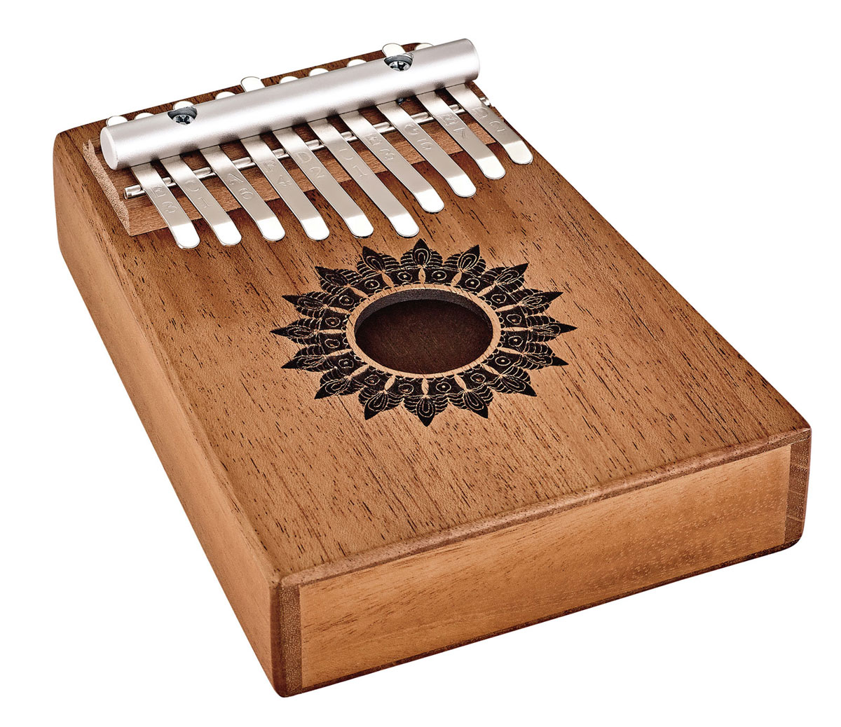 SONIC ENERGY MEINL SONIC ENERGY SOUND HOLE KALIMBA, 10 NOTES, MAHOGANY